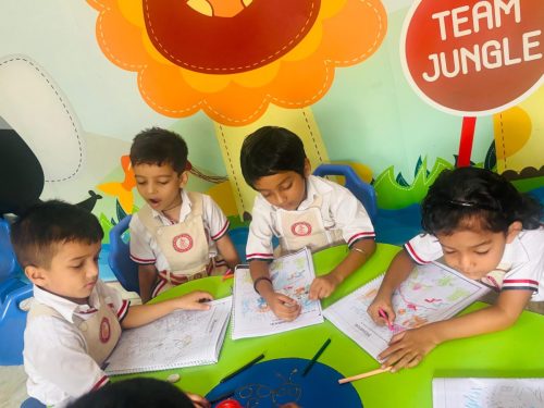 Colouring Outside The Lines And Learning Inside The Classroom .”learning Through Creativity, Young Minds At Work “